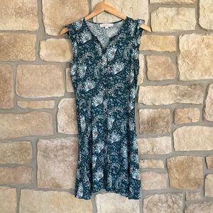 LOFT Button print front dress